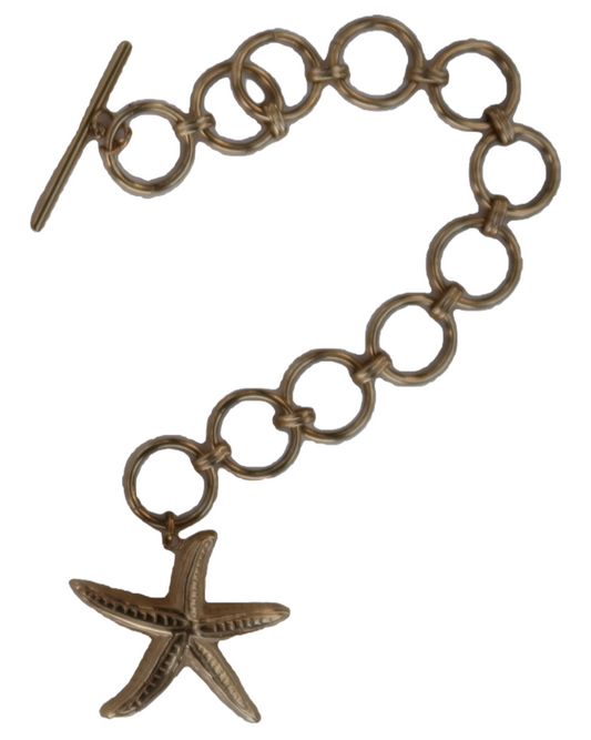 Chunky Gold Starfish Bracelet