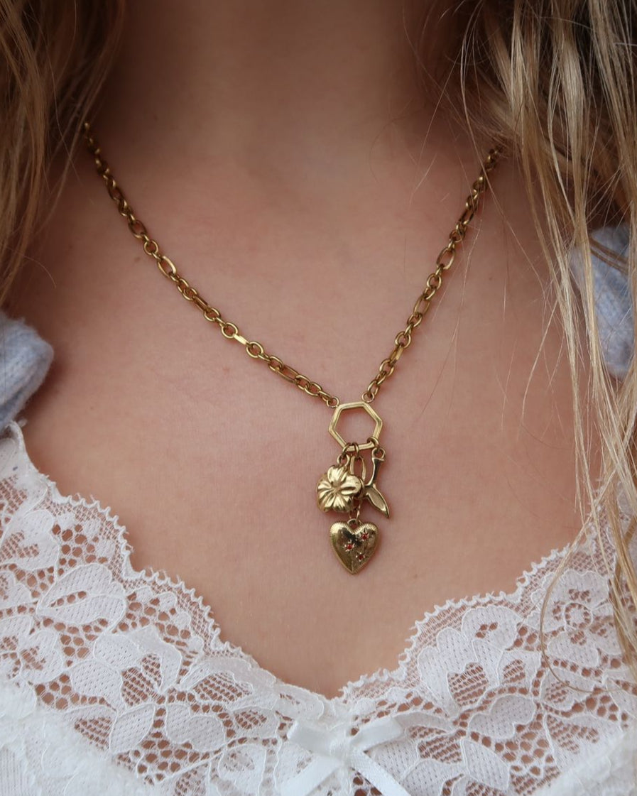 Heart & Sea Necklace