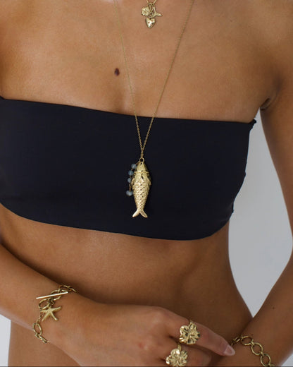 Chunky Gold Starfish Bracelet